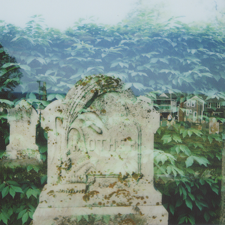 graveyard double-exposure